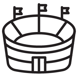 Icon eines Stadions.