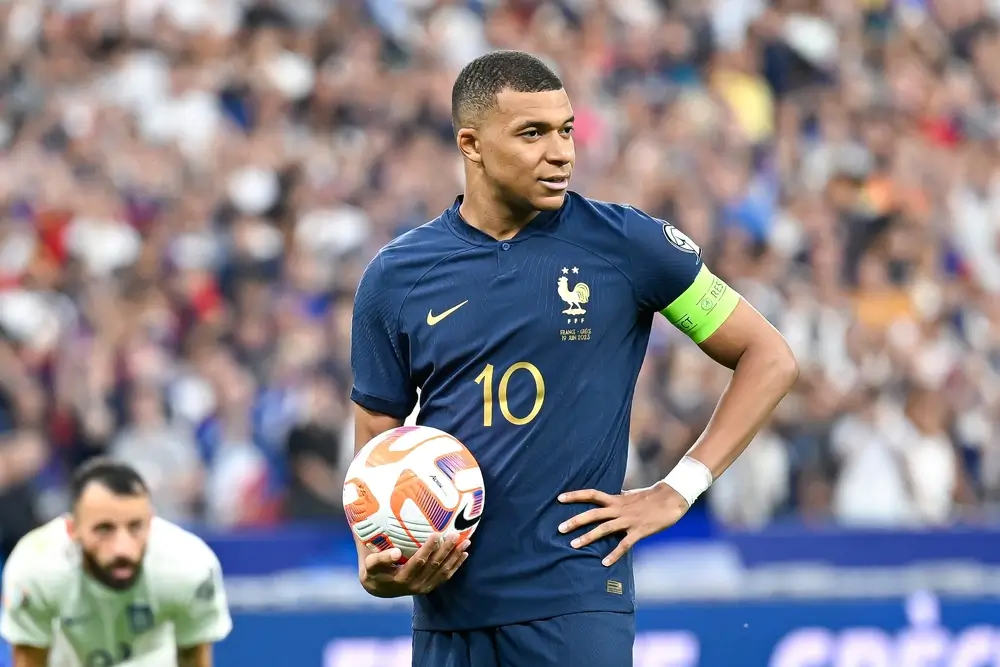 Kylian Mbappé bei der WM 2022