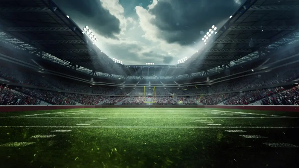 So muss es beim American Football sein: Eine gute Atmosphäre, ein grüner Rasen und eine Endzone.