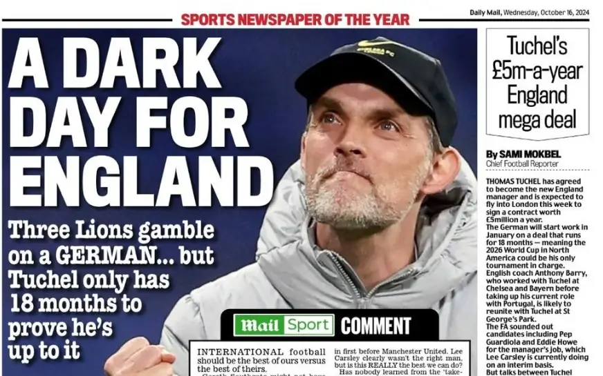 Die Daily Mail berichtet wenig positiv über Thomas Tuchel.