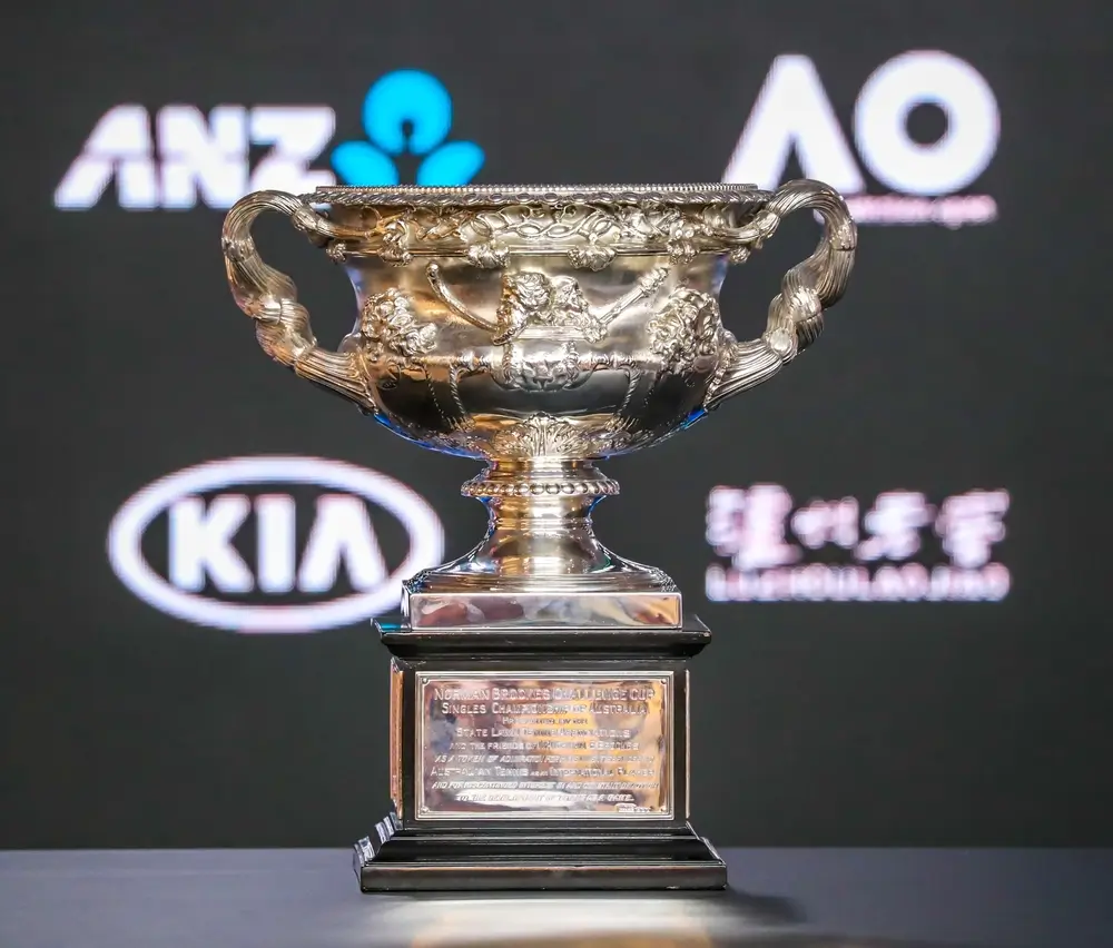 Foto vom Australian Open Pokal
