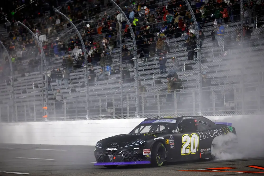 Drift eines NASCAR Autos