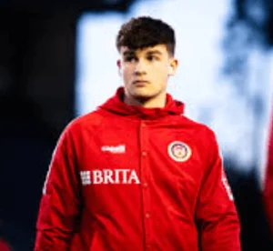 Ben Nink beim Aufwärmen