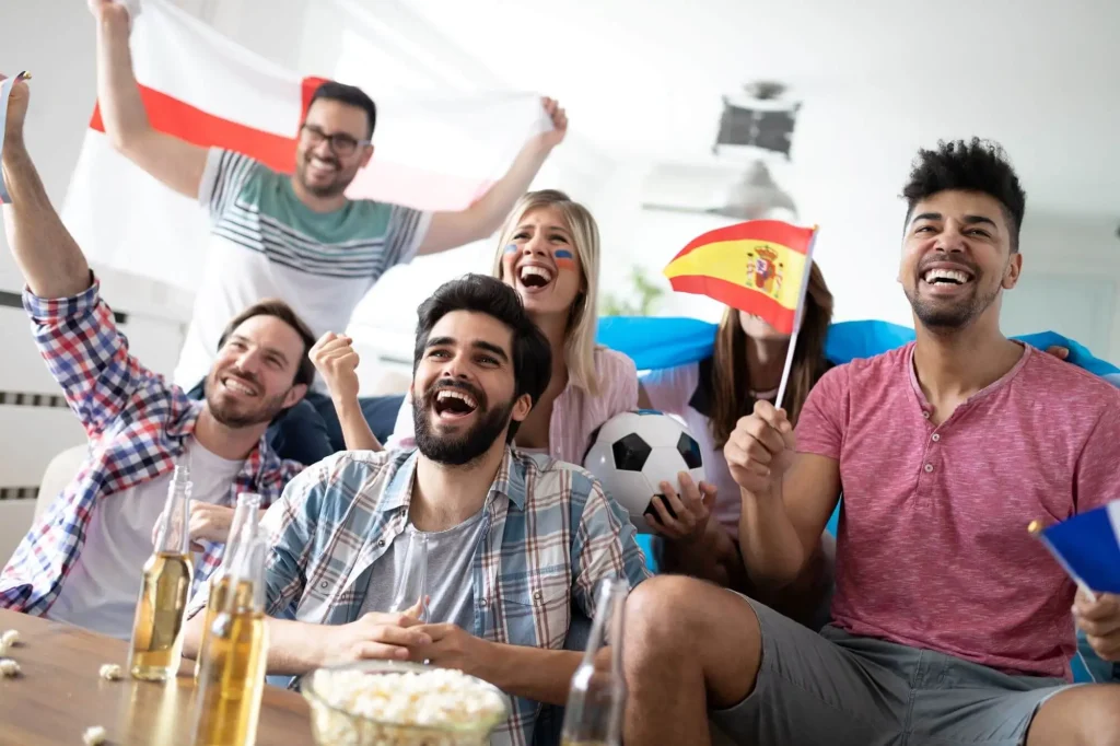 Fans freuen sich über ihre gewonnenen La Liga Wetten