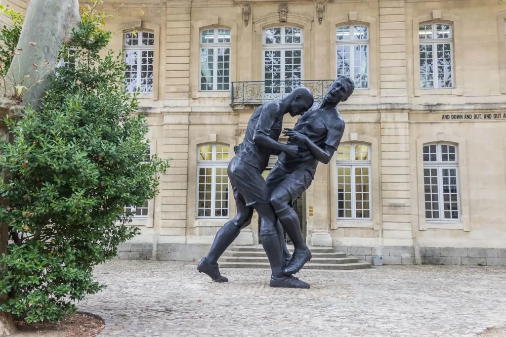 Statue des Kopfstoßes von Zidane