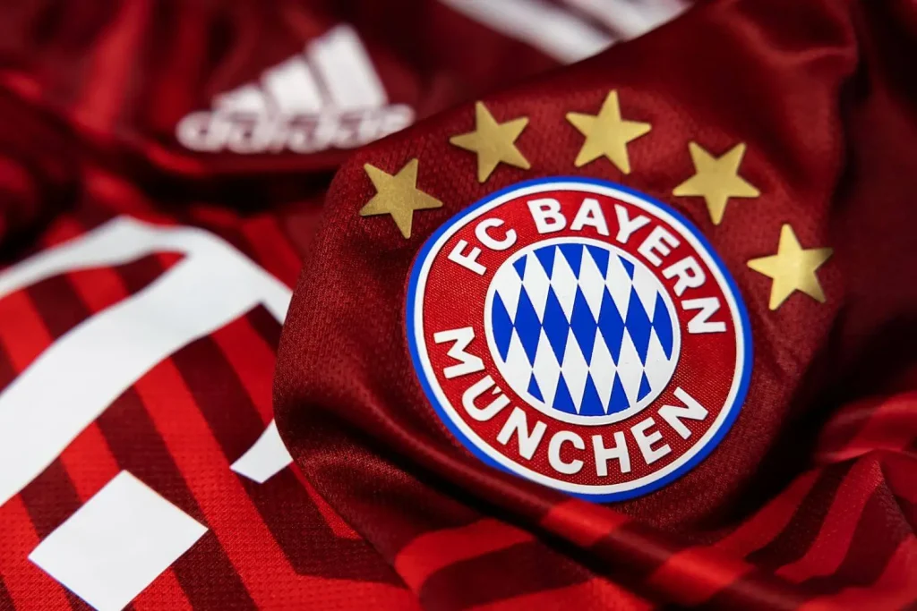 Bayern München Trikot in der Nahansicht