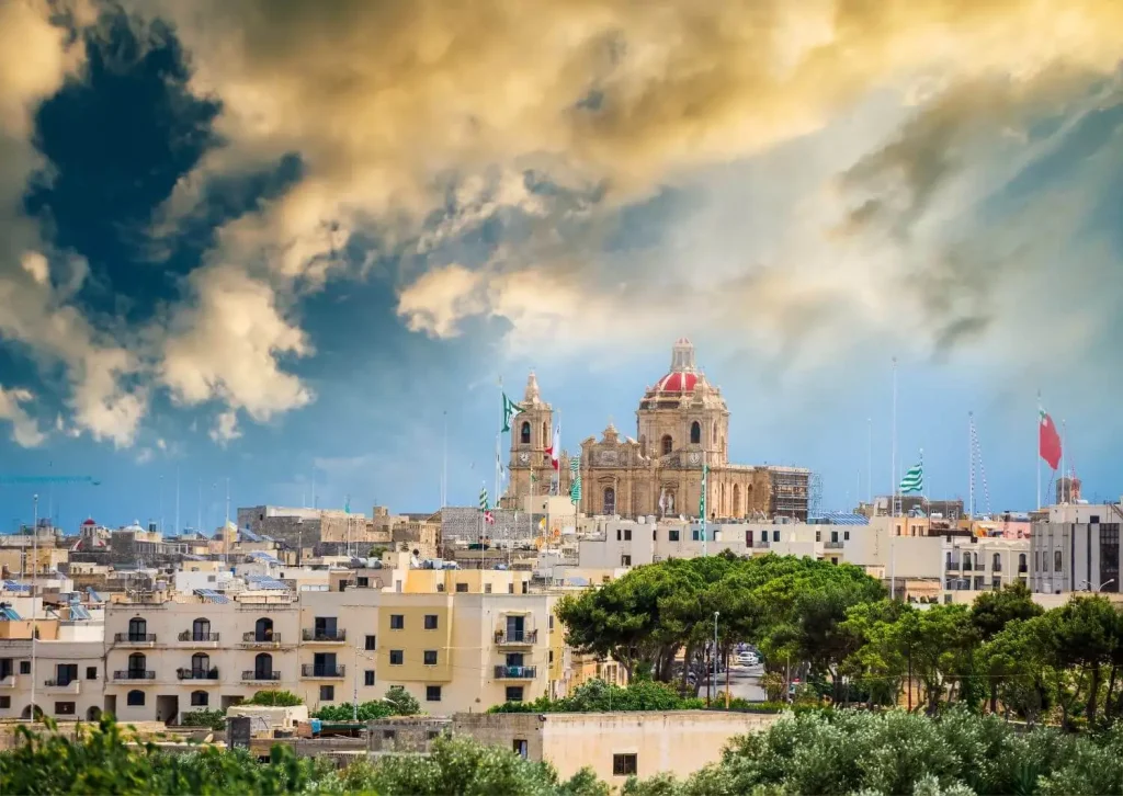 Valletta in Malta im Panorama-Blick