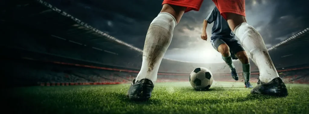 Dribbling aus tiefer Perspektive animiert