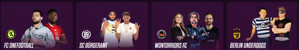 Teams in der Icon League