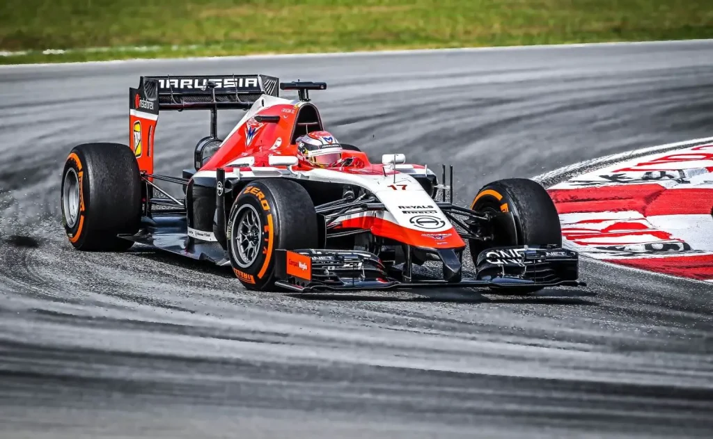 Jules Bianchi während eines Rennens