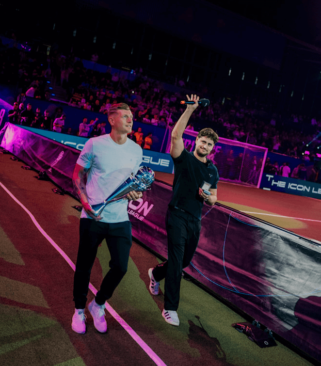 Toni Kroos bei der Icon League