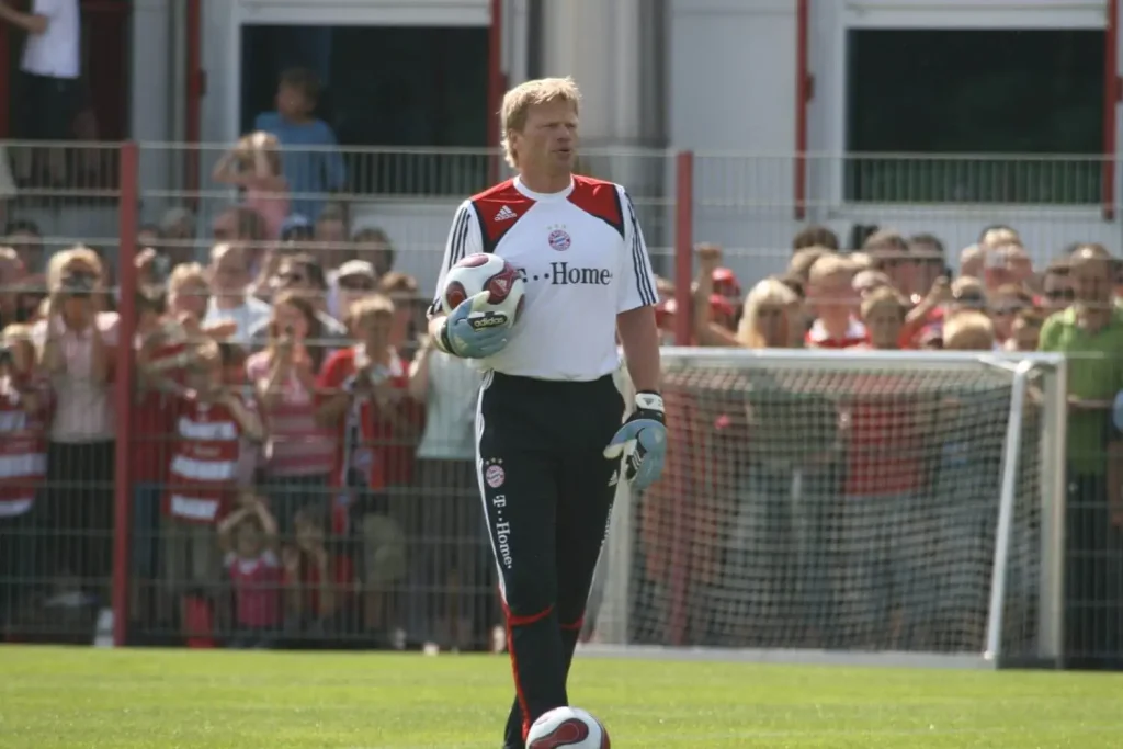 Oliver Kahn beim Training