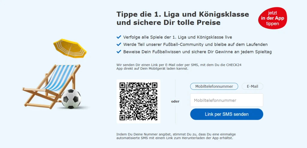 Das Check24 Bundesliga Tippspiel 25/26