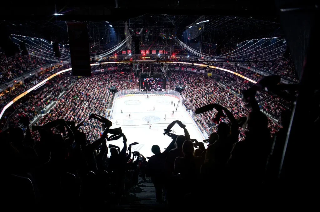 DEL-Stadion aus Fan-Perspektive