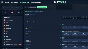 Olympia Wetten 2026 bei PlayZilla