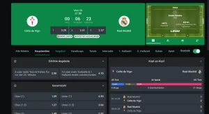 Leonbet hat einen Statistik-Bereich bei den Fußball Tipps.