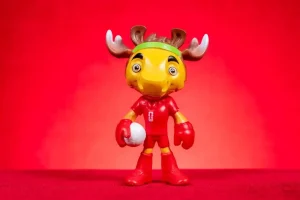 WM Maskottchen Maple